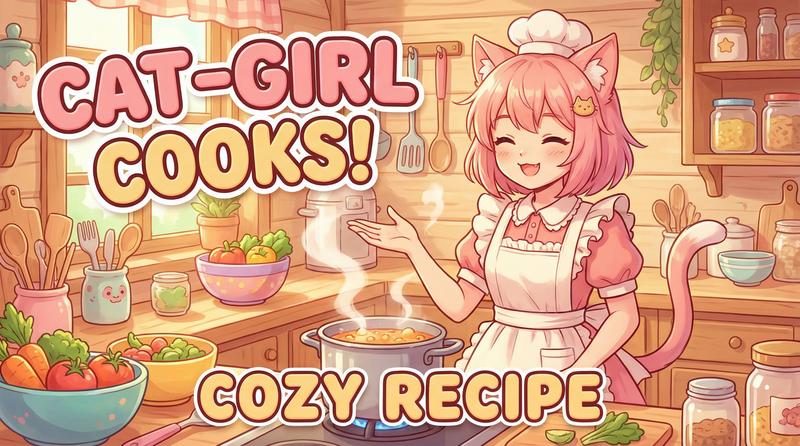 麻豆生活动漫-猫娘厨房日记-美食动漫教程