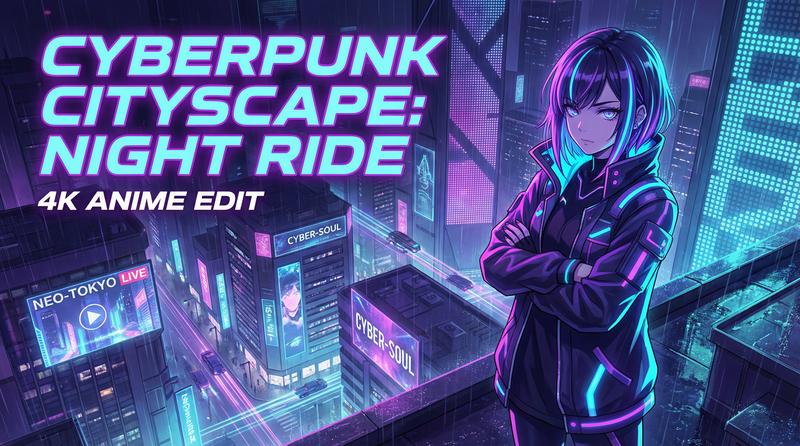 麻豆科幻动漫-赛博霓虹夜行录-动漫剪辑